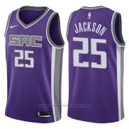 Maglia Sacramento Kings Justin Jackson #25 Icon 2017-18 Viola