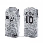 Maglia San Antonio Spurs Demar Derozan #10 Earned Camuffamento