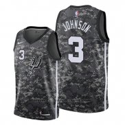 Maglia San Antonio Spurs Keldon Johnson #3 Citta 2019-20 Camuflaje