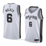 Maglia San Antonio Spurs Lonnie Walker #6 Association 2018 Bianco