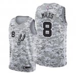 Maglia San Antonio Spurs Patty Mills #8 Earned Camuflaje