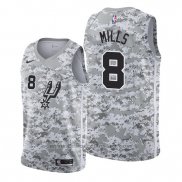 Maglia San Antonio Spurs Patty Mills #8 Earned Camuflaje