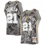 Maglia San Antonio Spurs Tim Duncan #21 Special Year of The Tiger Nero