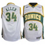 Maglia Seattle SuperSonics Ray Allen #34 Historic Bianco