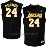 Maglia Soprannome Los Angeles Lakers Black Mamba #24 Nero