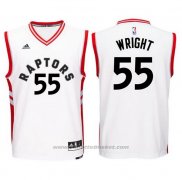 Maglia Toronto Raptors Delon Wright #55 Bianco