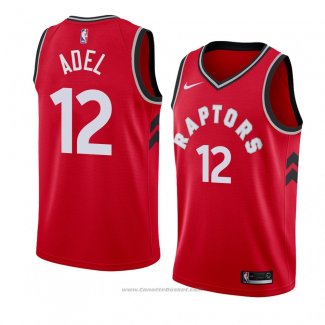 Maglia Toronto Raptors Deng Adel #12 Icon 2018 Rosso