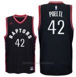 Maglia Toronto Raptors Jakob Poeltl #42 Nero