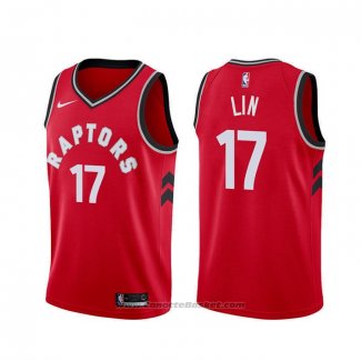 Maglia Toronto Raptors Jeremy Lin #17 Icon Rosso