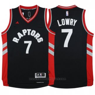 Maglia Toronto Raptors Kyle Lowry #7 Nero