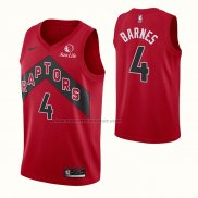 Maglia Toronto Raptors Scottie Barnes NO 4 Icon 2020-21 Rosso