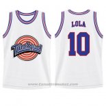 Maglia Tune Squad Lola Bunny #10 Bianco