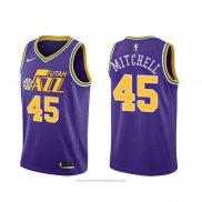 Maglia Utah Jazz Donovan Mitchell Classic #45 2018-19 Viola