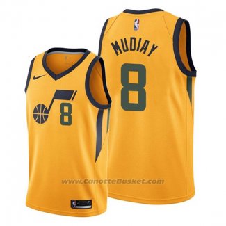 Maglia Utah Jazz Emmanuel Mudiay #8 Statement Or