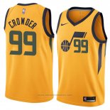 Maglia Utah Jazz Jae Crowder #99 Statement 2018 Giallo