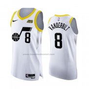 Maglia Utah Jazz Jarred Vanderbilt #8 Association Autentico 2022-23 Bianco