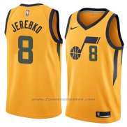 Maglia Utah Jazz Jonas Jerebko #8 Statement 2018 Giallo