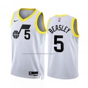 Maglia Utah Jazz Malik Beasley #5 Association 2022-23 Bianco