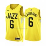Maglia Utah Jazz Nickeil Alexander-Walker #6 Icon 2022-23 Giallo