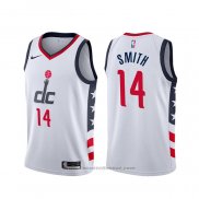 Maglia Washington Wizards Ish Smith #14 Citta Bianco