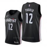 Maglia Washington Wizards Jabari Parker #12 Citta Nero