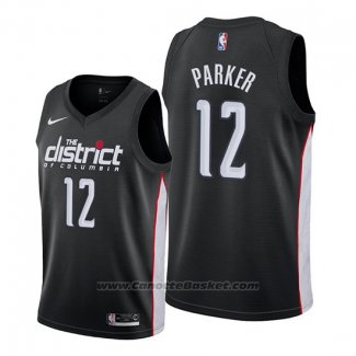 Maglia Washington Wizards Jabari Parker #12 Citta Nero