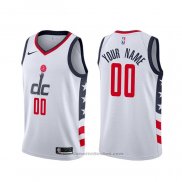 Maglia Washington Wizards Personalizzate Citta Bianco2