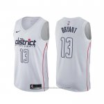 Maglia Washington Wizards Thomas Bryant #13 Citta Bianco