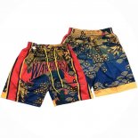 Pantaloncini Golden State Warriors Lunar New Year Mitchell & Ness Just Don Arancione