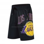 Pantaloncini Los Angeles Lakers Big Logo Just Don Nero