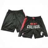 Pantaloncini Miami Heat Citta Just Don 2023-24 Nero