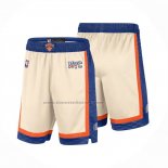 Pantaloncini New York Knicks Citta 2025-26 Bianco