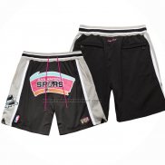 Pantaloncini San Antonio Spurs Just Don 1998-99 Nero