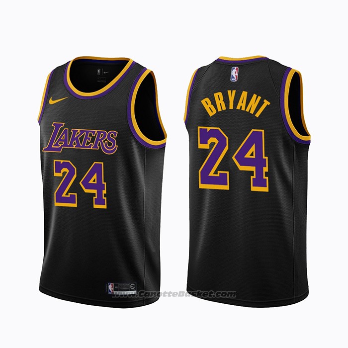 Maglia Kobe Bryant 24 Nike City Edition Maglietta Kobe Bryant Nike
