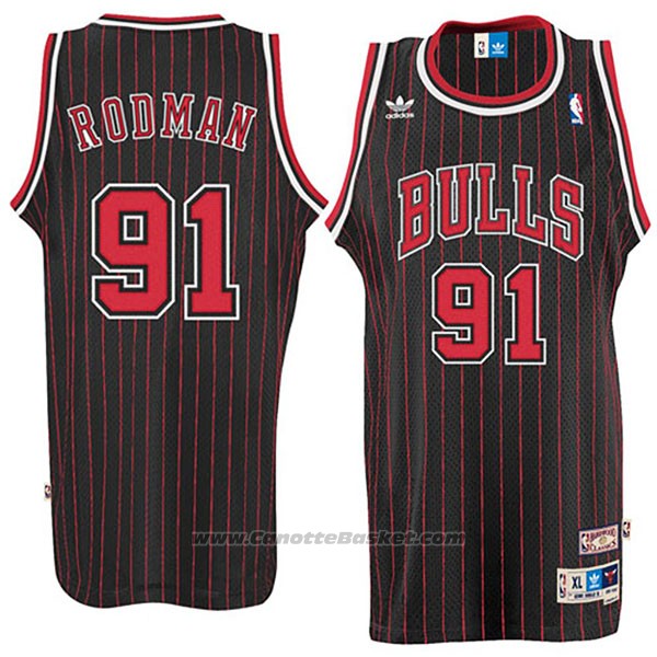 Maillot Vintage Chicago Bulls Dennis Rodman (Adidas) Collection Rare